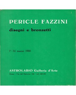 Pericle Fazzini disegni e bozzetti 1 14 marzo 1966 ed. Astrolabio FF17