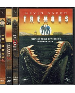 DVD Tremors 1 2 3 e 4 con Kevin Bacon ITA usato B33