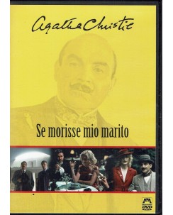 DVD Agatha Christie Poirot se morisse mio mairto usato ITA B39