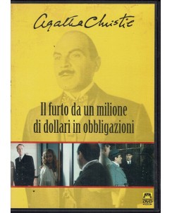 DVD Agatha Christie Poirot furto da un milione di dollari in obbli usato ITA B39