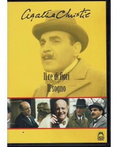 DVD Agatha Christie Poirot il Re di fiori il sogno usato ITA B39