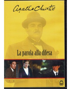 DVD Agatha Christie Poirot la parola alla difesa usato ITA B39