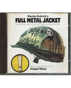 CD Stanley Kubrick's Full Metal Jacket Original Soundtrack 15 tracce B47