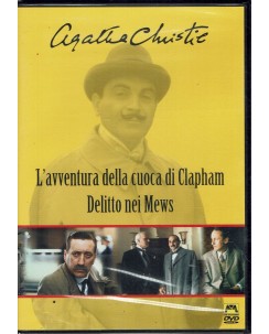 DVD Agatha Christie Poirot avventura della cuoca di Clapham NUOVO ITA B39