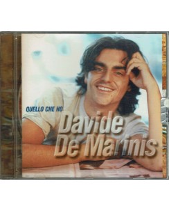 CD Davide De Marinis ‎‎Quello Che Ho EMI 5 25486 2 12 tracce B47