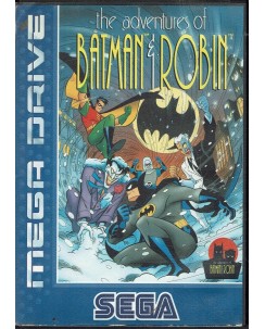 Videogioco SEGA MEGA DRIVE  adventures of Batman Robin ORIGINALE libretto B39