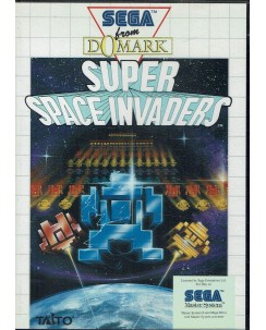 Videogioco SEGA Master System Super Space Invaders ORIGINALE libretto ITA B39