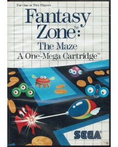 Videogioco SEGA Master System Fantasy zone the maze ORIGINALE libretto ITA B39