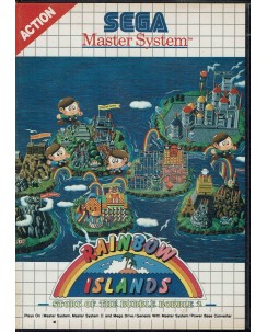 Videogioco SEGA Master System Rainbow Island Bubble 2 ORIGINALE libretto ITA B39