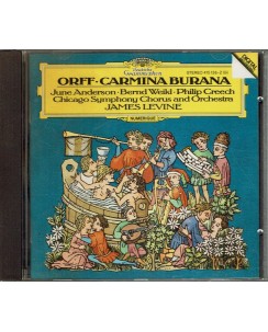 CD Orff Carmina Burana Chicago Symphony Orchestra dir. James Levine B47