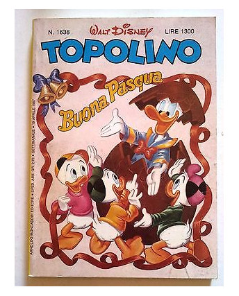 Topolino n.1638 * 19 aprile 1987 * Walt Disney - Mondadori