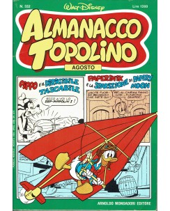 Almanacco Topolino n.332 agosto 1984 ed. Mondadori FU14