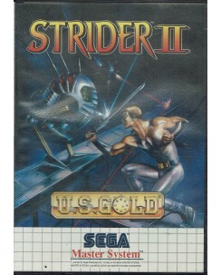 Videogioco SEGA Master System Strider II ORIGINALE libretto ITA B39