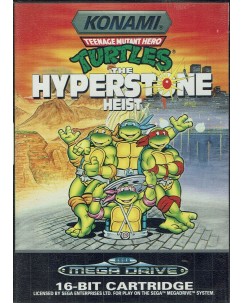 Videogioco SEGA MEGA DRIVE Teenage Mutant Hero Turtles ORIGINALE libretto B39