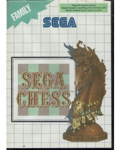 Videogioco SEGA Master System Sega Chess ORIGINALE libretto ITA B39