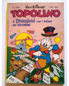 Topolino n.1640 * 3 maggio 1987 * Walt Disney - Mondadori
