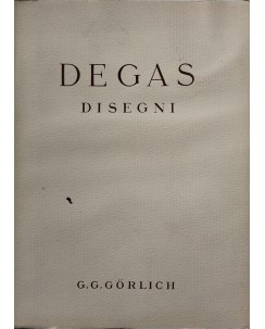 Giorgio Nicodemi : Degas 28 disegni ed. Gorlich 1944 FF00
