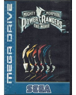 Videogioco SEGA MEGA DRIVE Power Rangers the movie ORIGINALE libretto B39