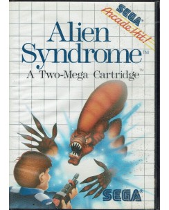 Videogioco SEGA Master System Alien Syndrome ORIGINALE libretto ITA B39
