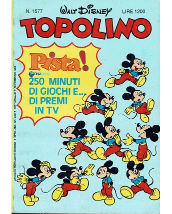 Topolino n.1577 ed. Walt Disney Mondadori