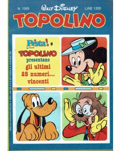 Topolino n.1595 ed. Walt Disney Mondadori