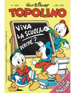 Topolino n.1606 ed. Walt Disney Mondadori