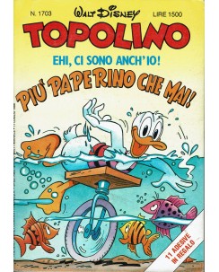 Topolino n.1703 ADESIVI ed. Walt Disney Mondadori
