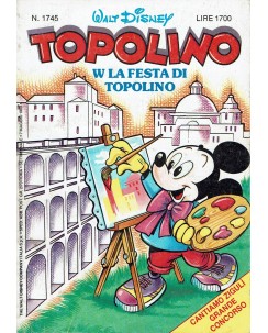 Topolino n.1745 ed. Walt Disney Mondadori