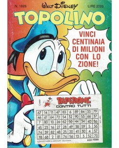 Topolino n.1826 cartella Paperone ed. Walt Disney Mondadori