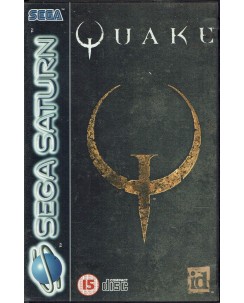 Videogioco SEGA SATURN Quake ORIGINALE libretto ITA B39