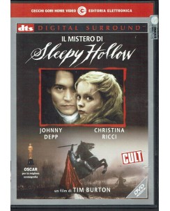DVD Il mistero di Sleepy Hollow con Johnny Depp ITA USATO B38