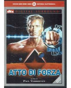 DVD atto di forza con Arnold Schwarzenegger ITA USATO B38
