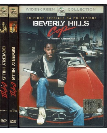 DVD lotto 3 FILM Beverly Hills Cop 1 2 e 3 con Eddie Murphy ITA USATO B38