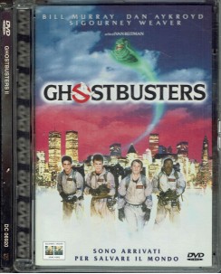 DVD lotto 2 FILM Ghostbusters 1 e 2 di Ivan Reitman ITA USATO B38