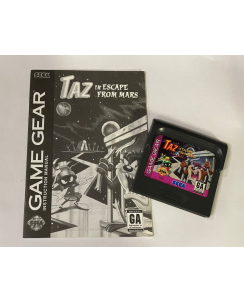 Videogioco GAME GEAR Sega Taz the escape from Mars no BOX si libretto ENG B46