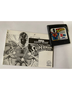 Videogioco GAME GEAR Sega Superman the man of steel no BOX si libretto ITA Gd46