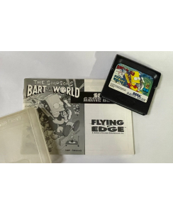 Videogioco GAME GEAR Sega the Simpsons Bart vs the world BOX si libretto ITA B45