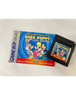 Videogioco GAME Boy Bugs Bunny Lola Bunny operation no BOX si libretto ITA B45