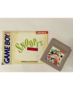 Videogioco GAME Boy Snoopy's no BOX si libretto ITA B44