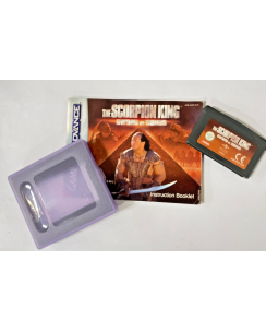 Videogioco GAME Boy Advance Scorpion King sword Osiri no BOX si libretto ITA B47