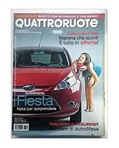 Quattroruote n. 636 Ottobre 2008: Superprova Fiesta nata per sorprendere ed. Dom