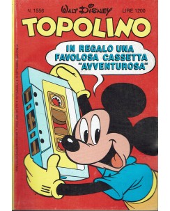 Topolino n.1556 22 settembre 1985 ed. Walt Disney Mondadori