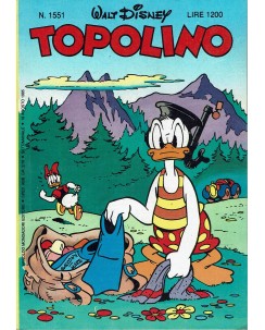 Topolino n.1551 18 agosto 1985 ed. Walt Disney Mondadori