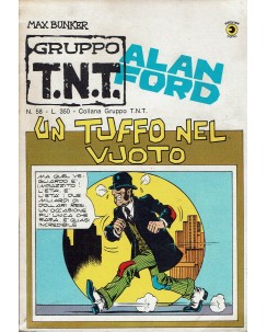Alan Ford Gruppo TNT n. 58 Un tuffo nel vuoto di Magnus Bunker ed. Corno