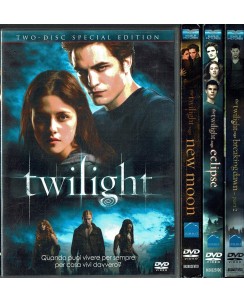 DVD Twilight new Moon Breaking Down 4 film ITA USATO B07