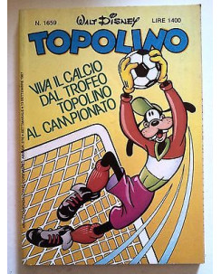 Topolino n.1659 13 settembre 1987 ed.Walt Disney Mondadori