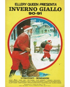 Ellery Queen presenta Inverno Giallo 90-91 14 racconti ed. Mondadori A07