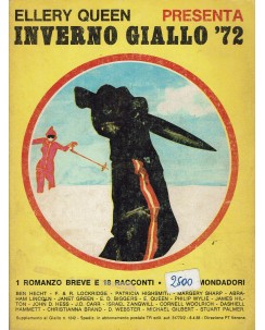 Ellery Queen presenta Inverno Giallo '72 1 romanzo 18 racconti ed. Mondadori A07