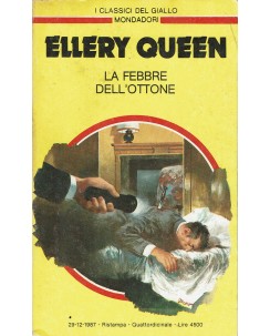 Giallo Mondadori 546 Ellery Queen : La febbre dell' ottone ed. Mondadori A07