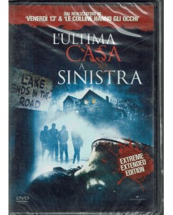 DVD l'ultima casa a sinistra Extended Edition da Wes Craven ITA NUOVO B08